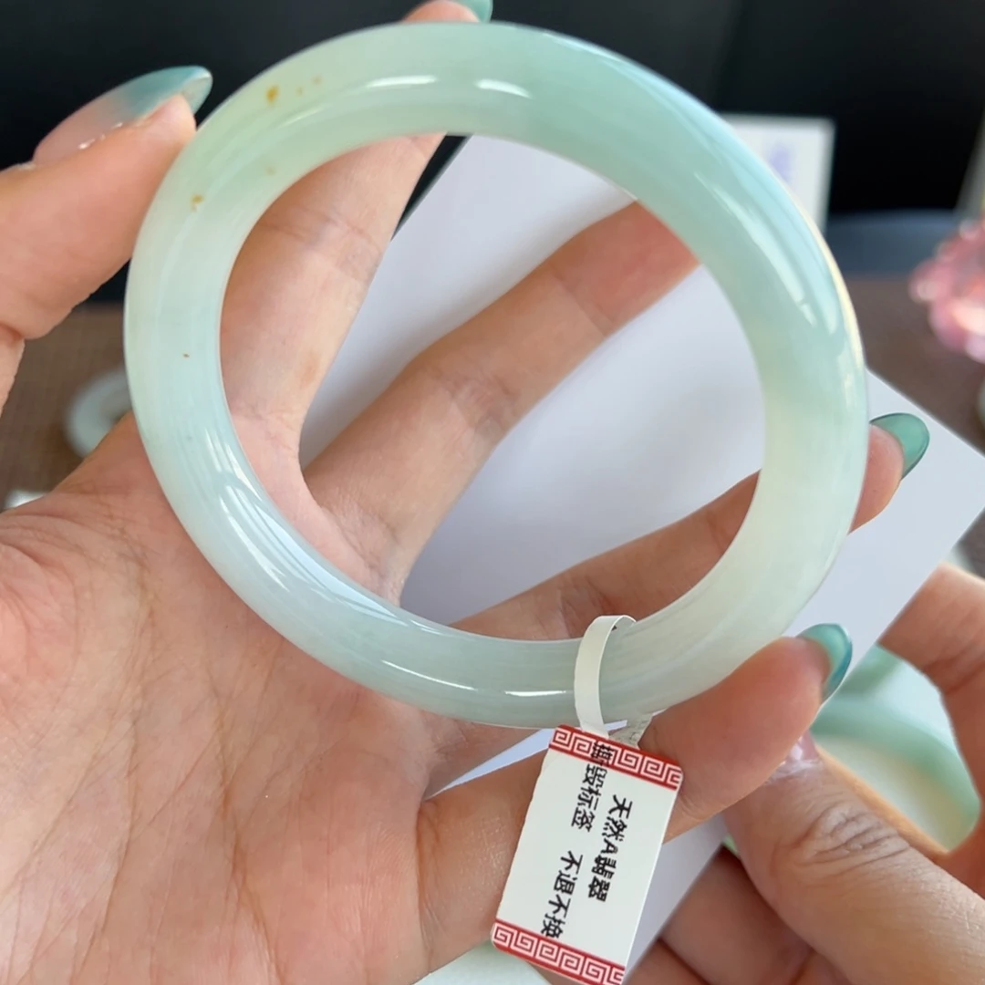 翡翠未镶嵌手镯8号 59.1