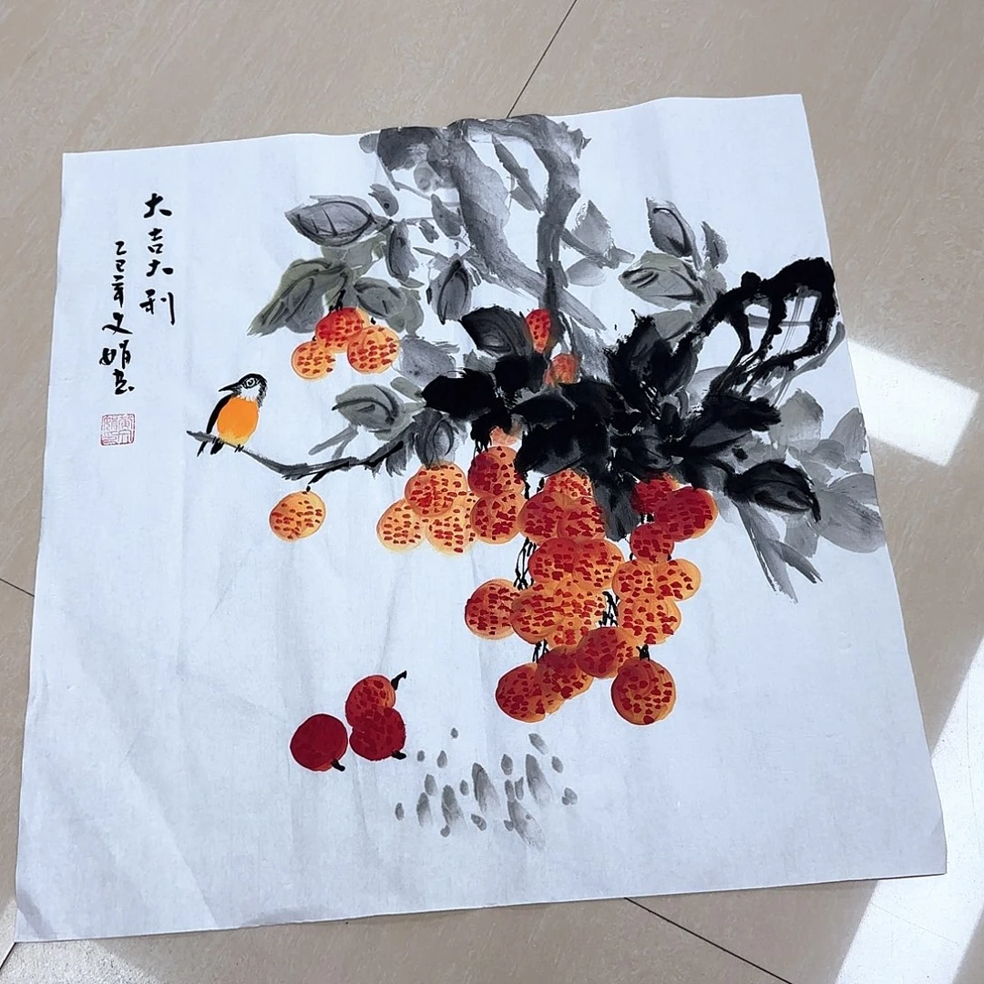 国画国画作品多次