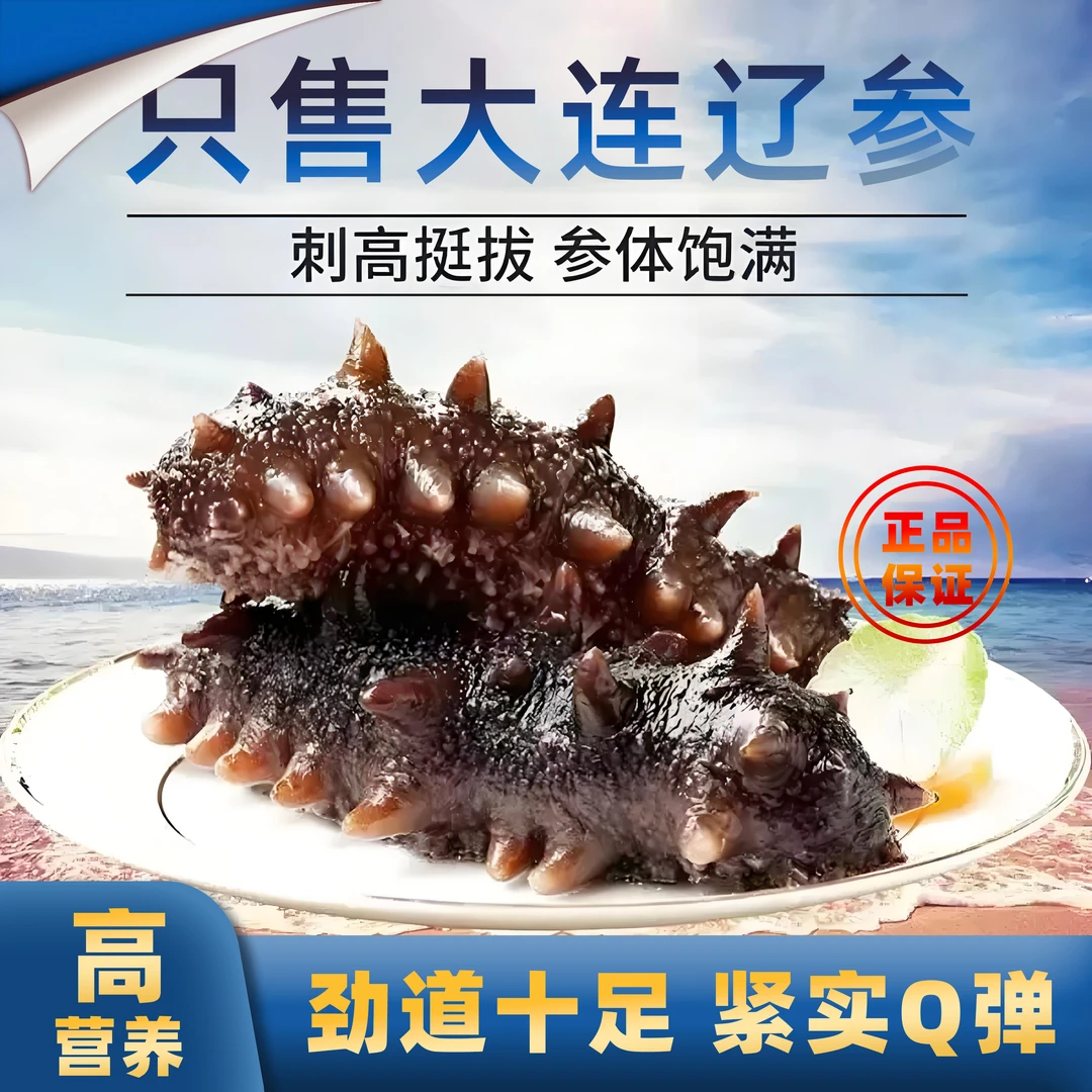 【韩大宝专属】顺丰冷链非泡发无保水剂冷冻新鲜海参即食到手30根