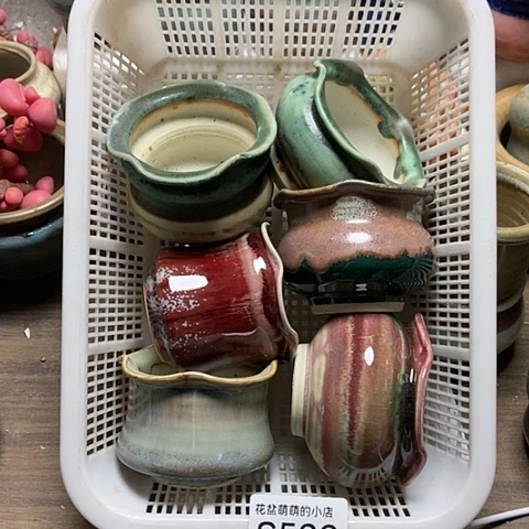 紫砂花盆532微瑕品口径5.5到6左右