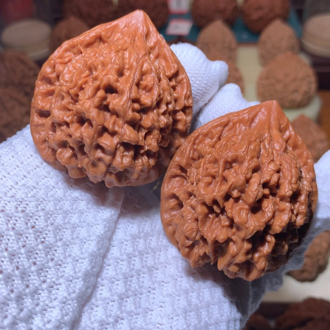 文玩核桃把件全品原装大官帽