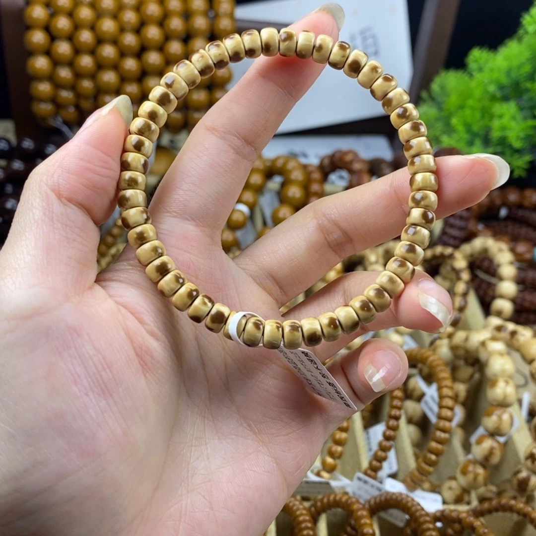 紫金鼠手串三花直切