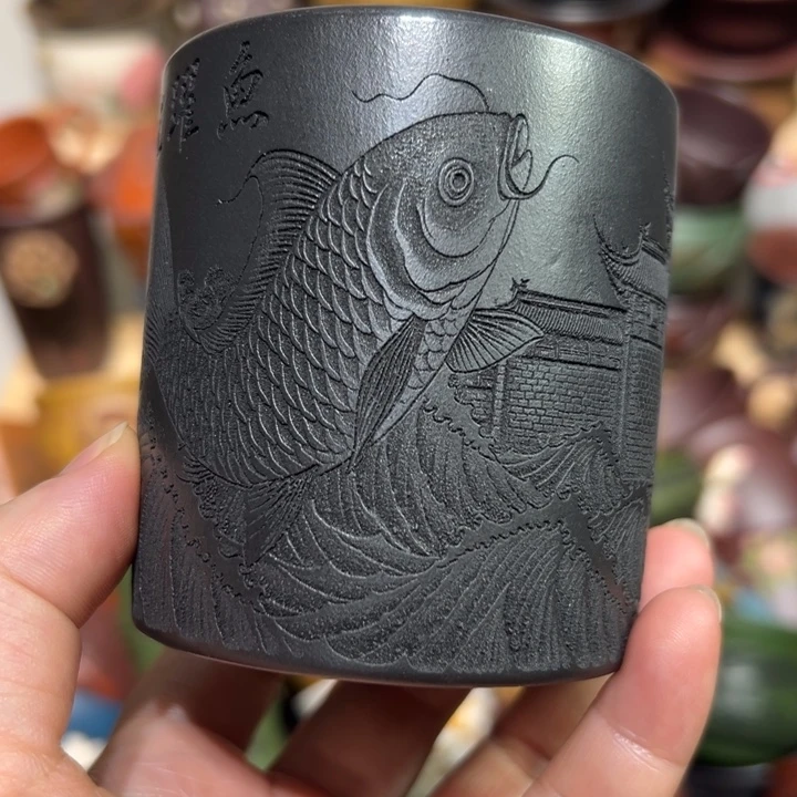 茶杯紫砂宜兴紫砂主人杯