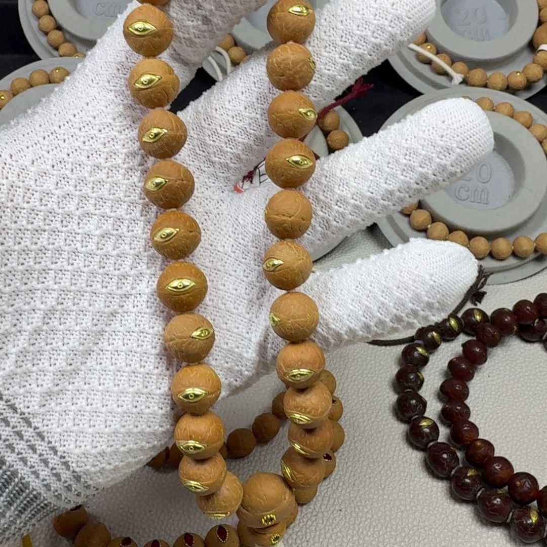 ***意凤眼菩提吊坠12mm凤眼手持法罗眼铜眼