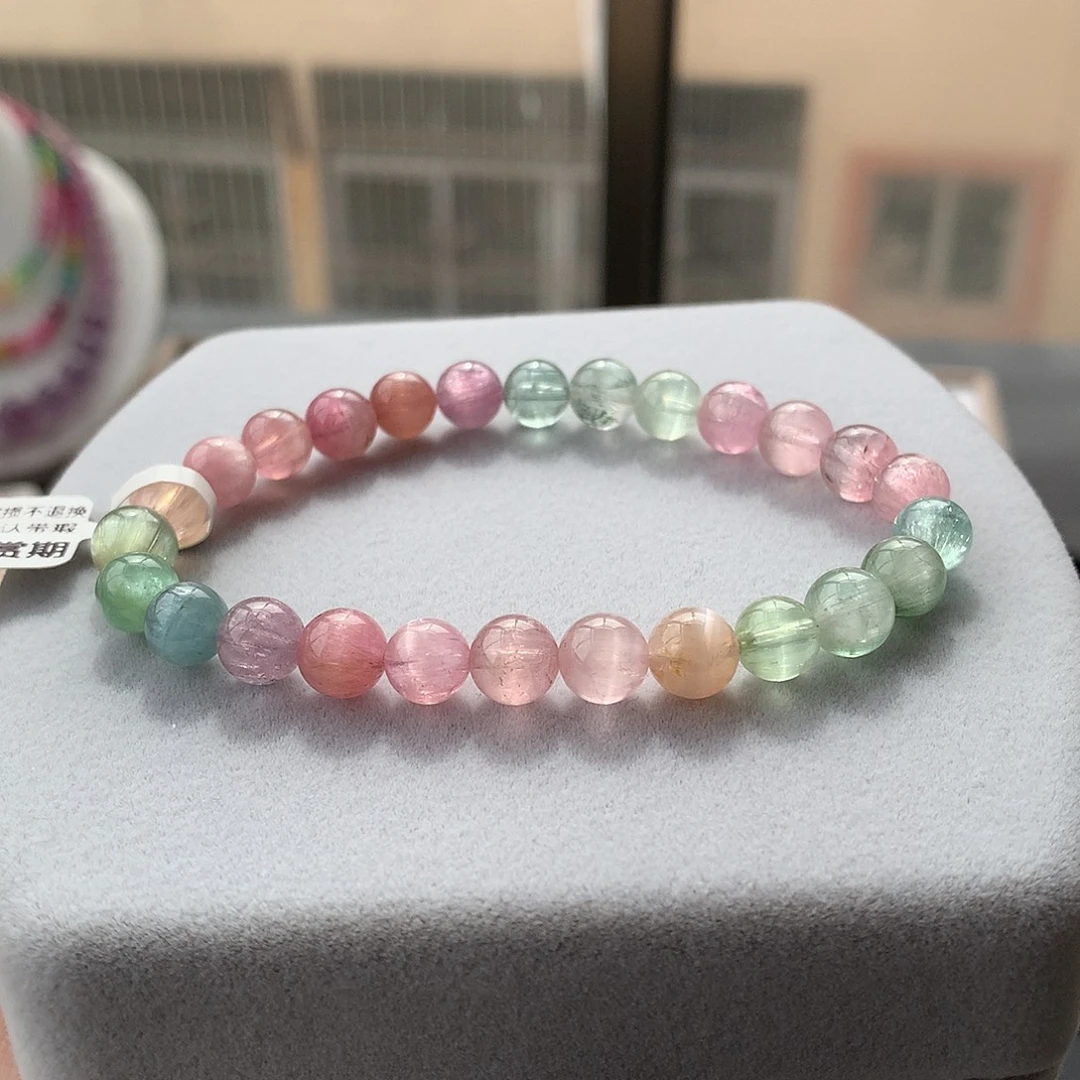 定制碧玺未镶嵌素圈马卡龙猫眼