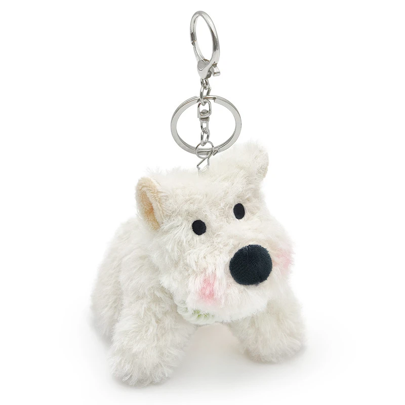 原英国jellycat西高地小狗挂机毛绒玩具钥匙扣网红公仔动物系列