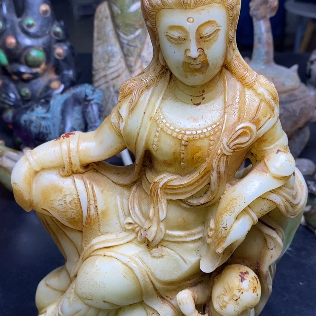 吊坠白玉菩提精品文玩