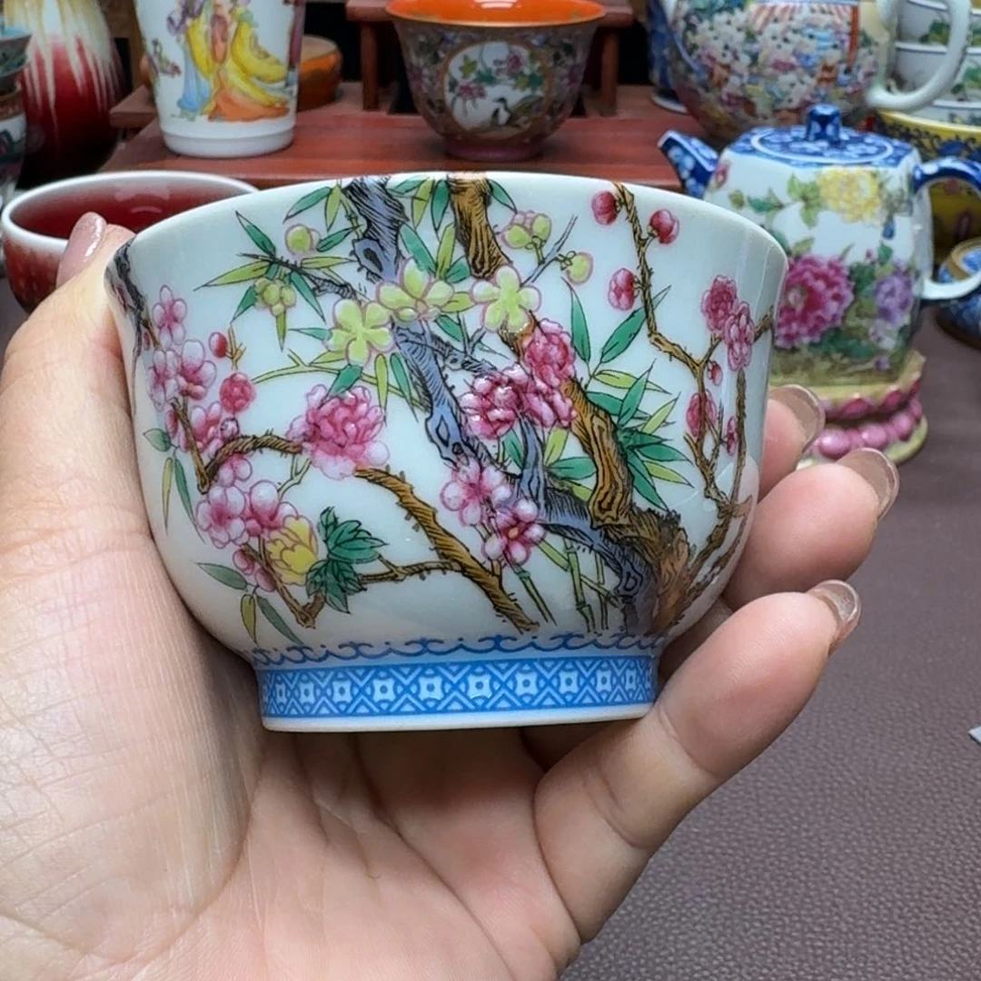 瓷片景德镇仿古手工制作精品展示
