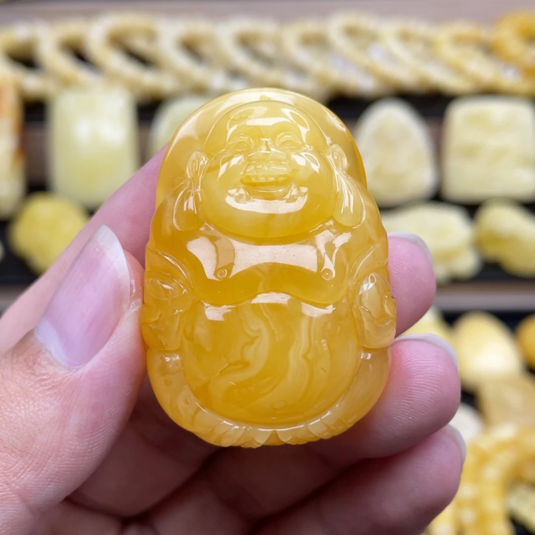 琥珀未镶嵌裸石琥珀蜜蜡