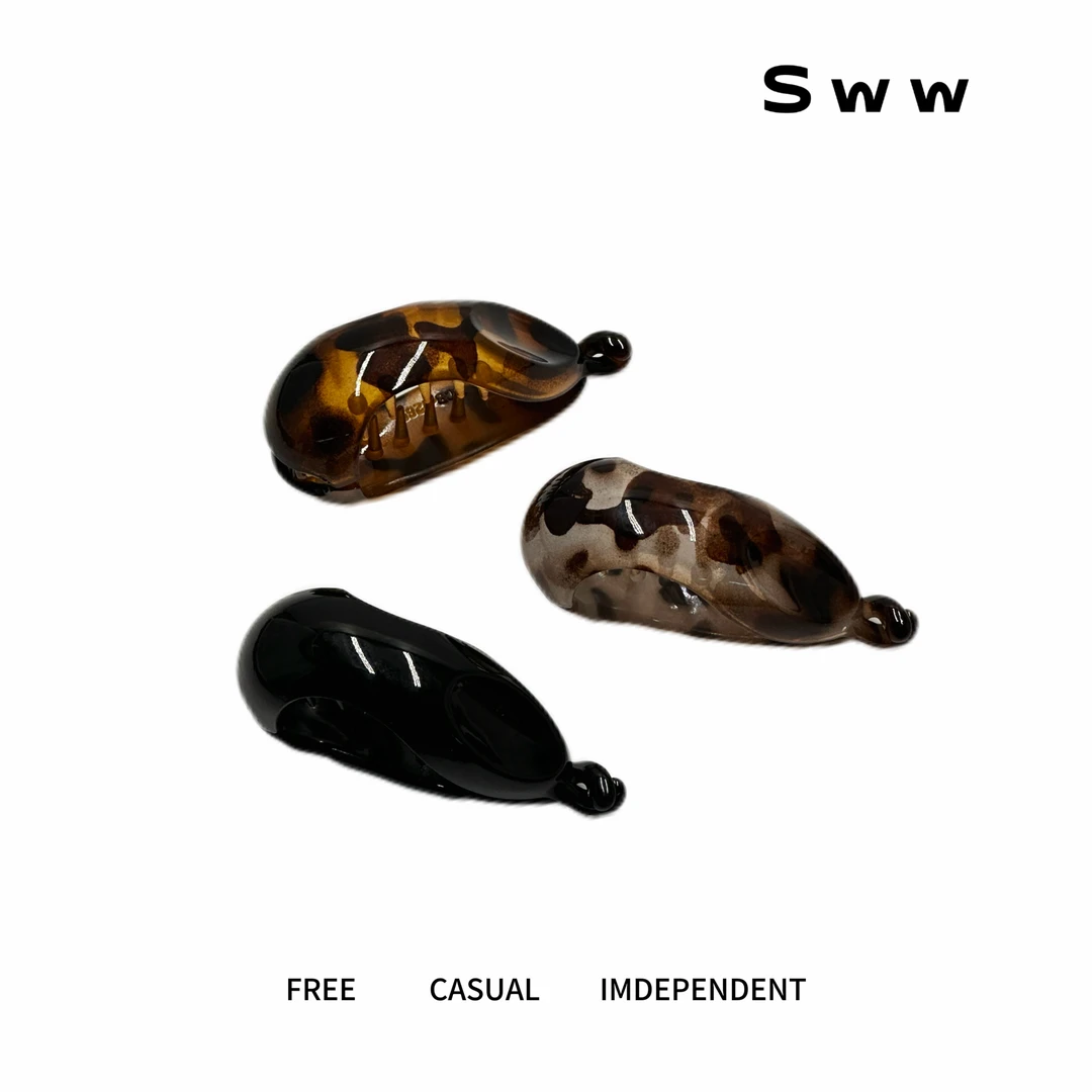 SWW气质复古马尾香蕉扣大容量竖夹后脑勺百搭马尾夹后脑勺发扣