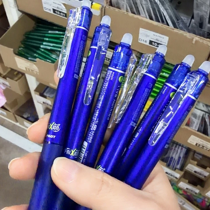 百樂藍色可擦中性筆6支裝0.5