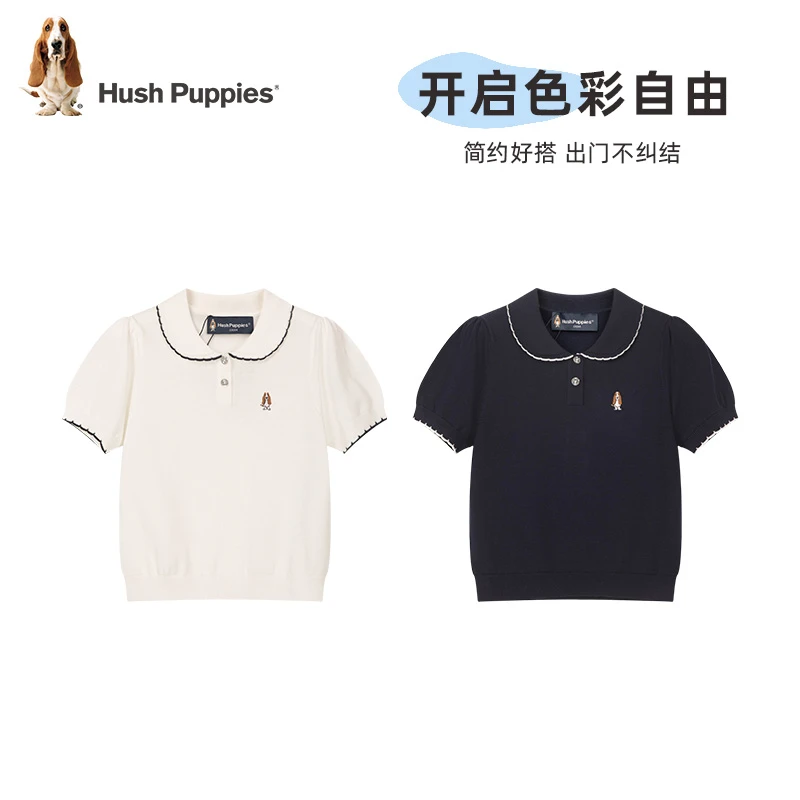 暇步士童装2025夏季新款儿童女童青春活力简约时尚polo衫