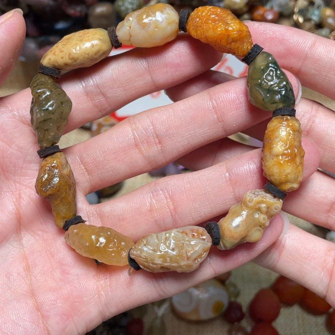 玛瑙/玉髓手链未镶嵌