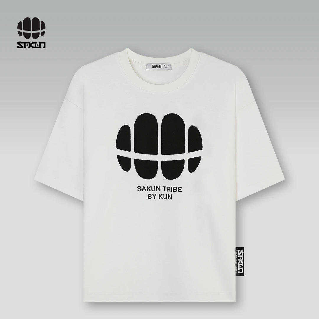 SAKUN圆领时尚休闲情侣印花百搭T恤集合-JS