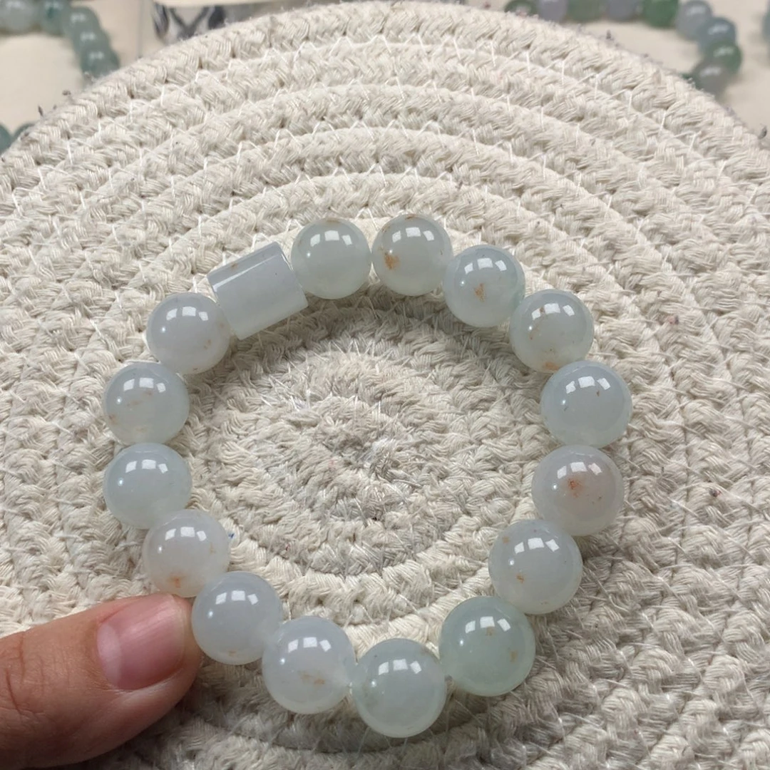 翡翠未镶嵌颈饰天然翡翠卡13手串定金