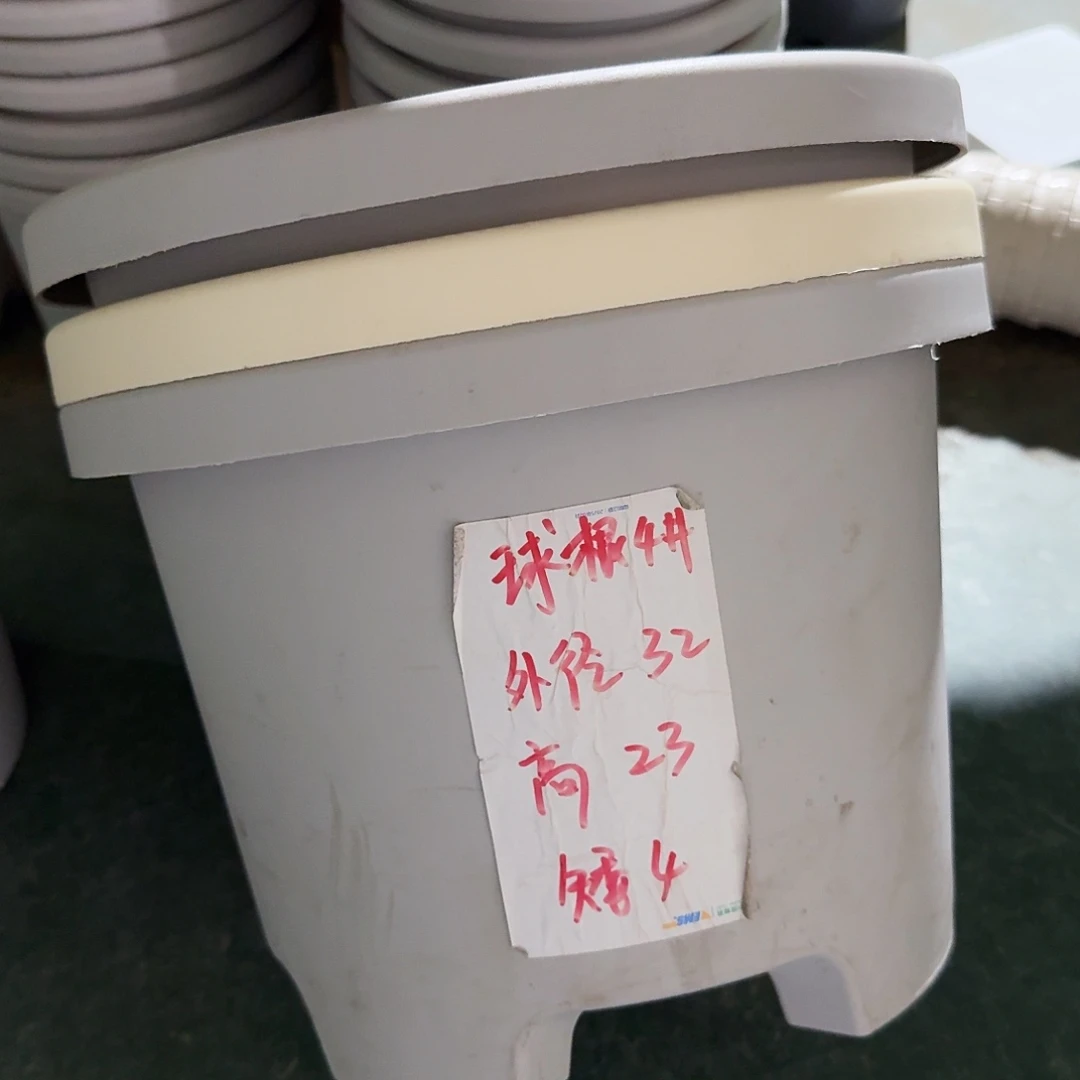 球根4#口径32无拖灰白5个