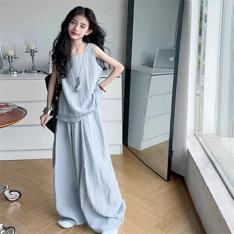 高级感女童棉布套装7284