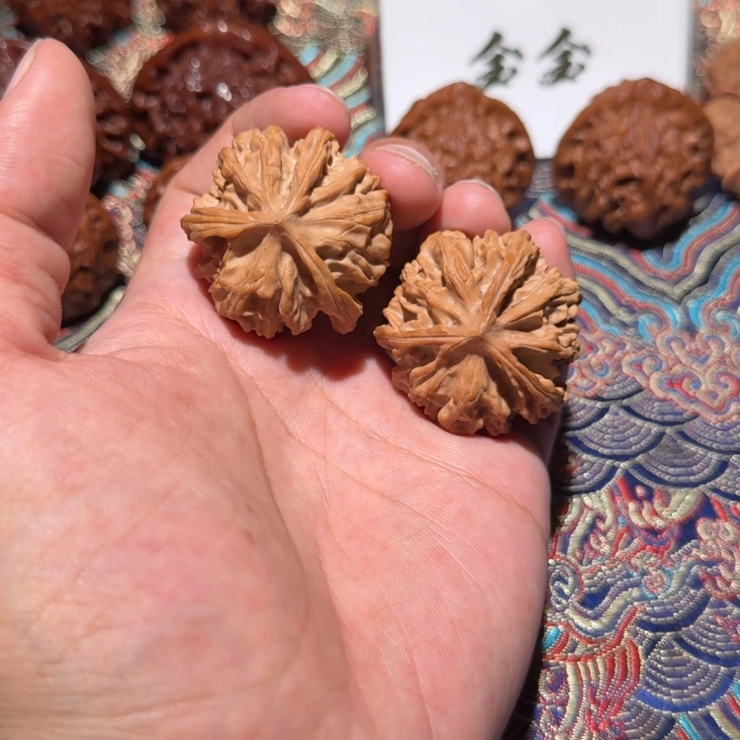 把件核桃059号38岐山三棱
