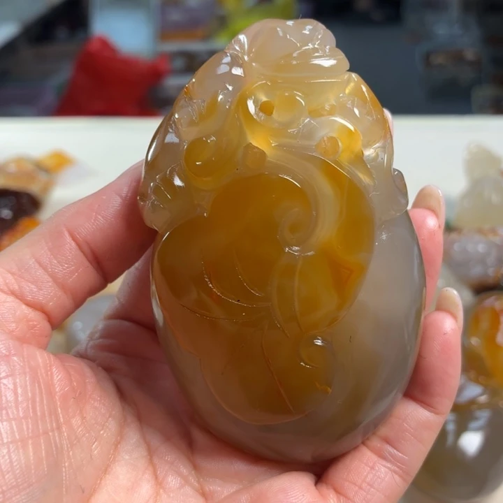 玛瑙/玉髓未镶嵌吊坠(不含链)