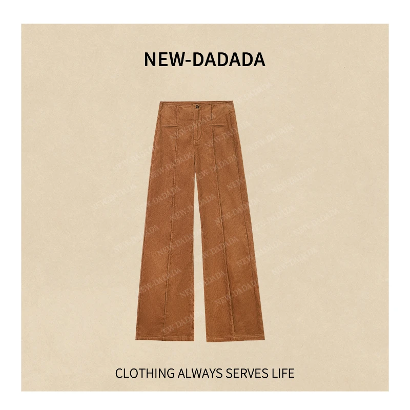 利达 NEW DADADA【时光沉淀】气质时尚百搭休闲裤子CDZ1598