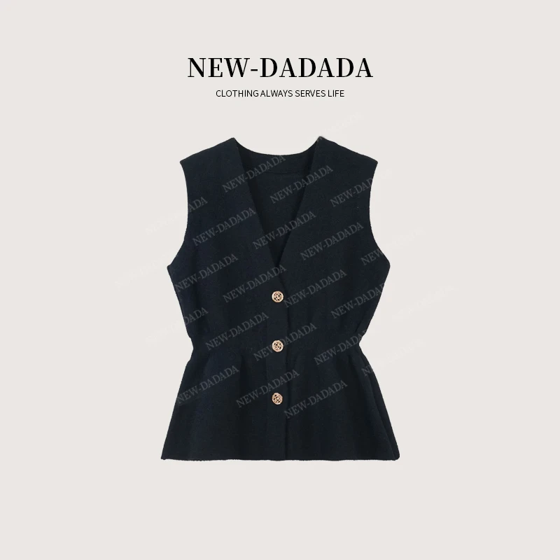 利达 NEW DADADA【甜吻留香】高级感休闲百搭针织马甲DGM2822