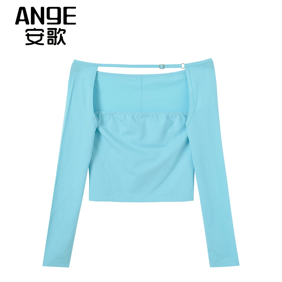 ANGE SUNNY23秋冬 经典时尚百搭气质长袖女款休闲T恤