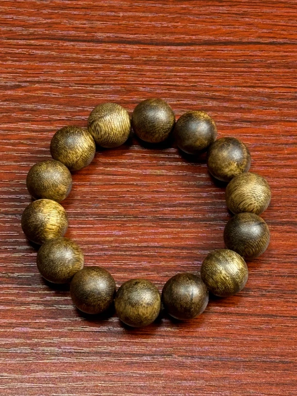 C6-5奇楠沉香圆珠单圈1.5多样性发一