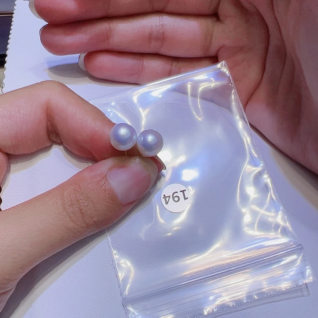 银S925镶嵌耳饰淡水珍珠