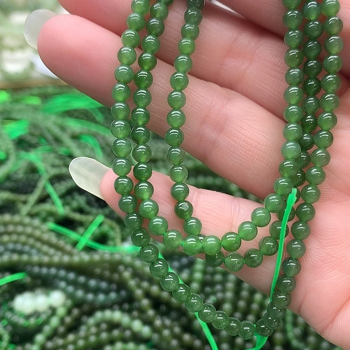 未镶嵌手链和田玉苗****4