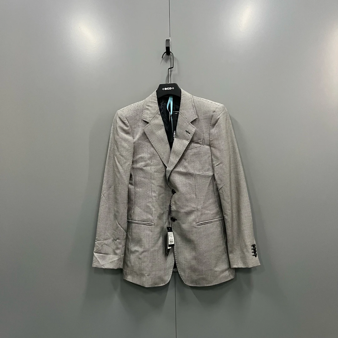 99新 maje jp 阿玛尼 千鸟格西服 50码 206753