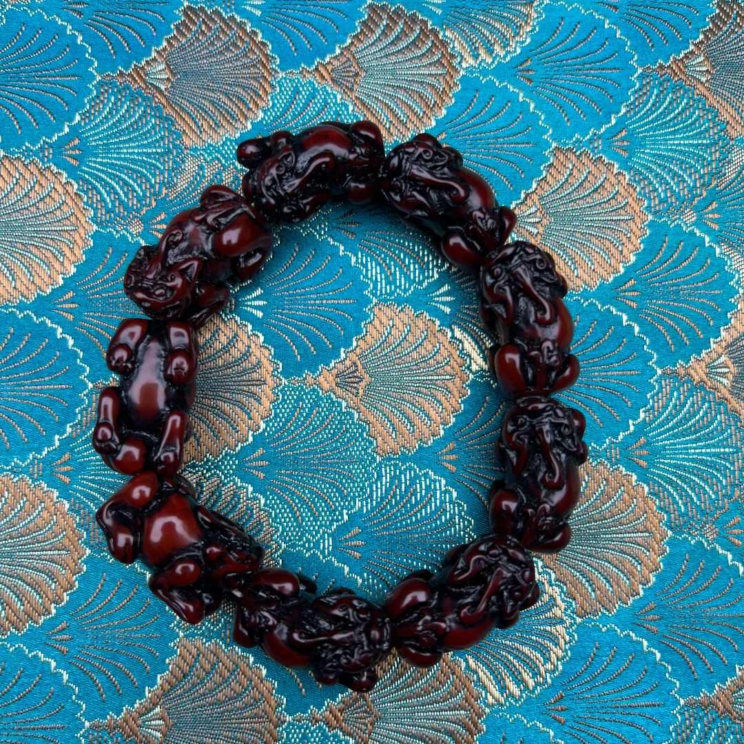 【器物炎灵 】黑色貔貅9手串