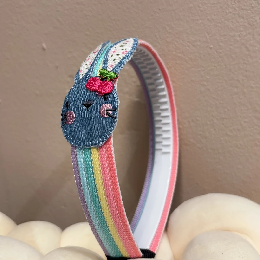 气质彩虹卡通发箍F529