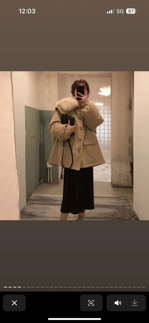 秋冬厚款豹纹时尚法式常规女士上衣冬季百搭中长款ins