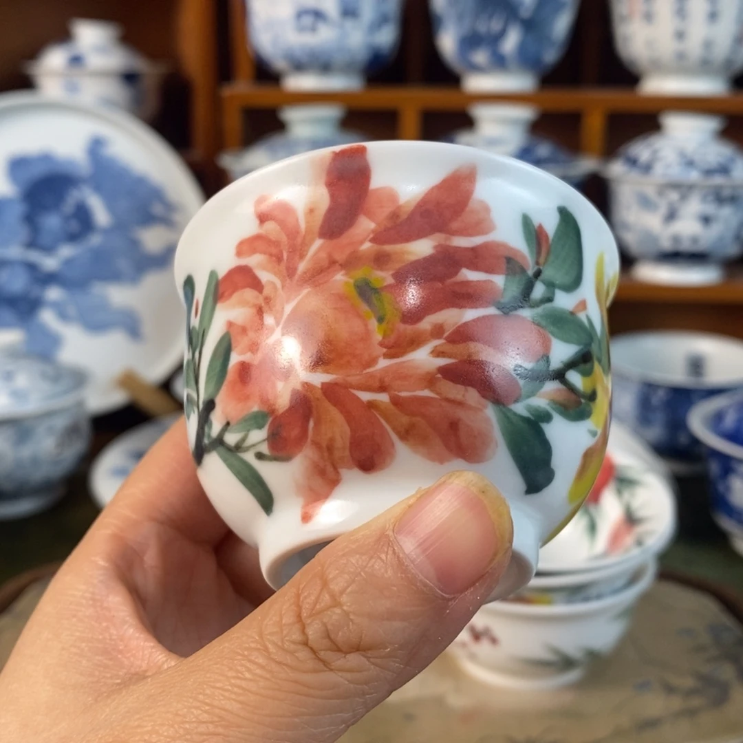 瓷片景德镇陶瓷手绘茶器232