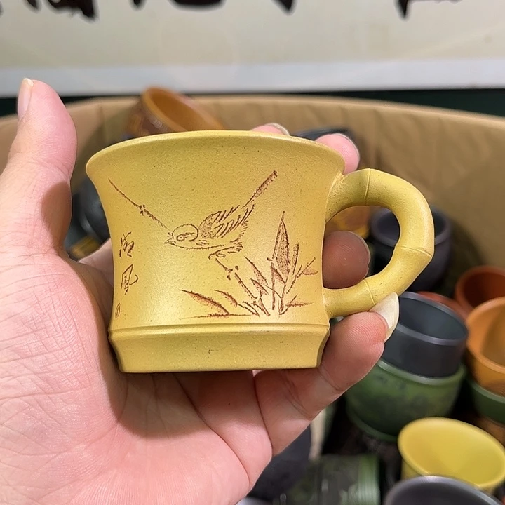 茶杯紫砂全手工紫砂主人杯