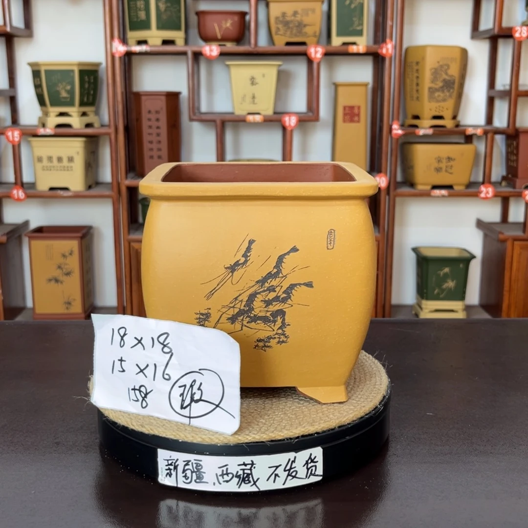 紫砂花盆紫砂花盆