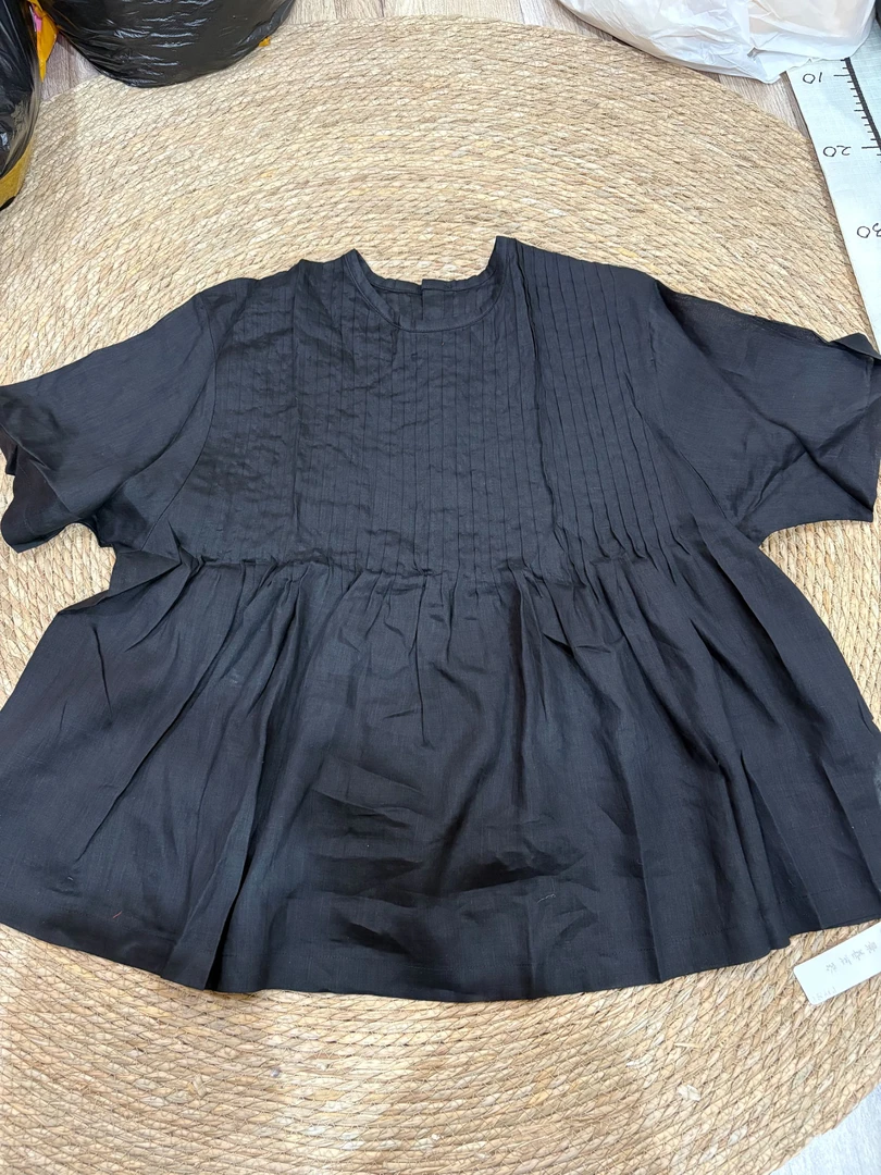 兔子窝春季小款两穿棉麻衫