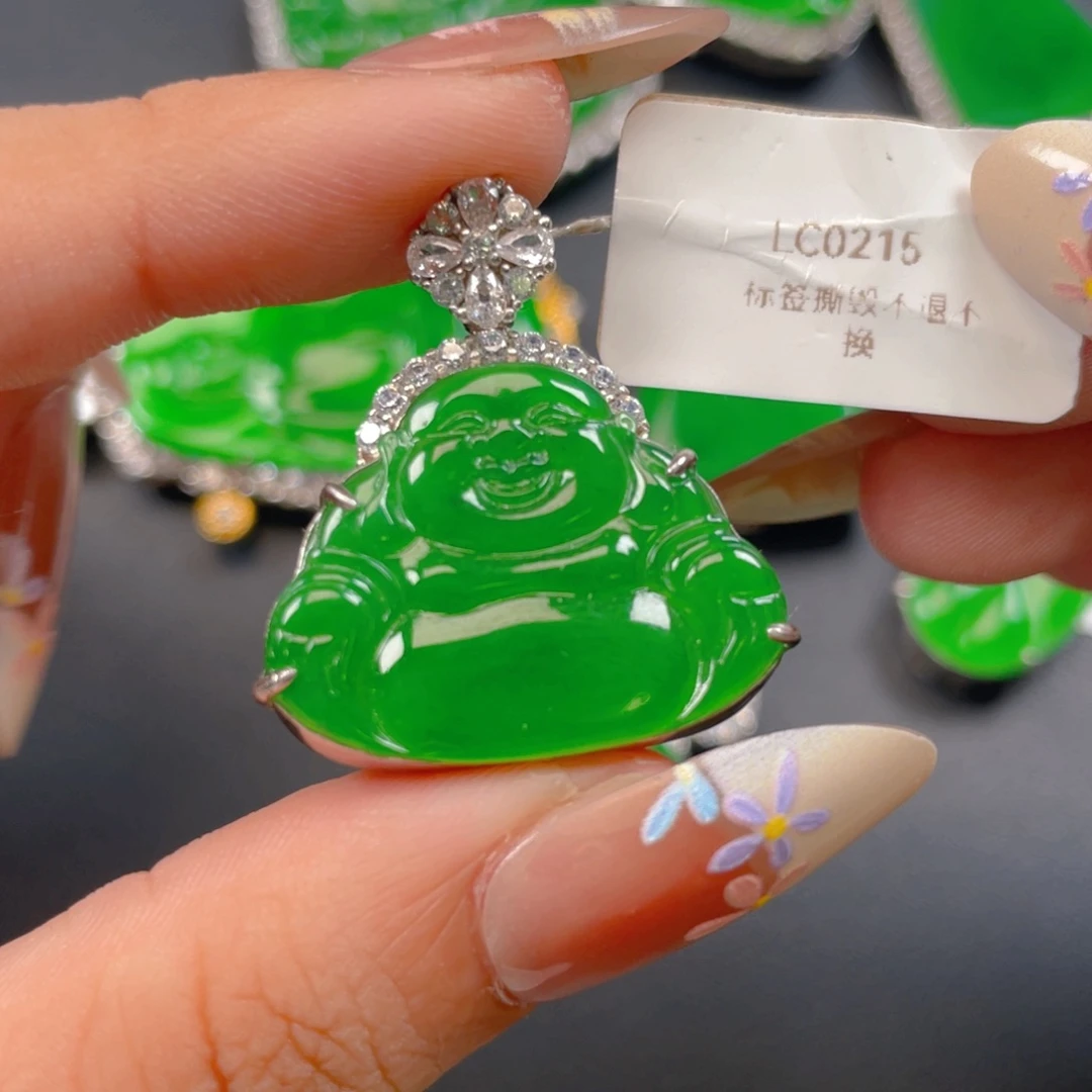 【闪购商品】颈饰银S925镶嵌翡翠翡翠