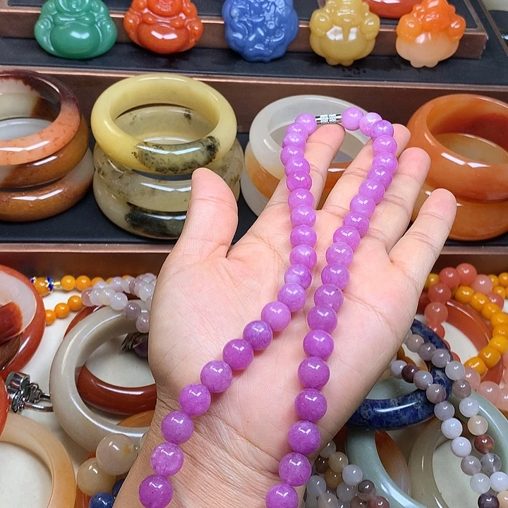 石英质玉未镶嵌手串