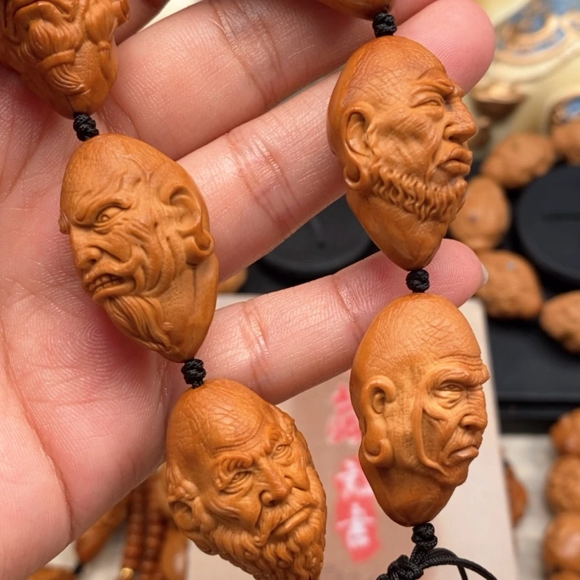 【闪购商品】橄榄核吊坠橄榄手工雕刻工艺