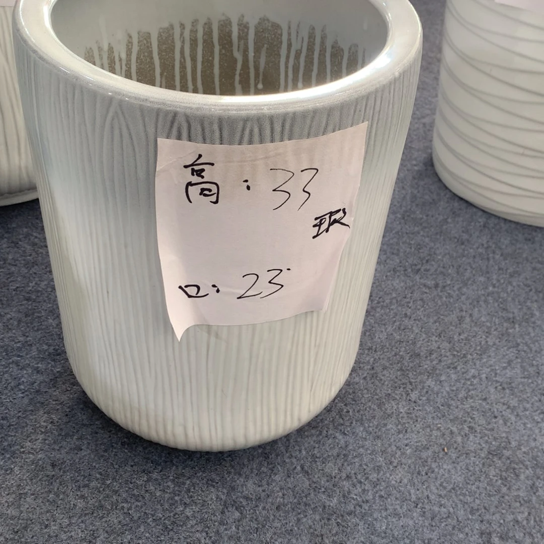 高温陶瓷花盆微瑕