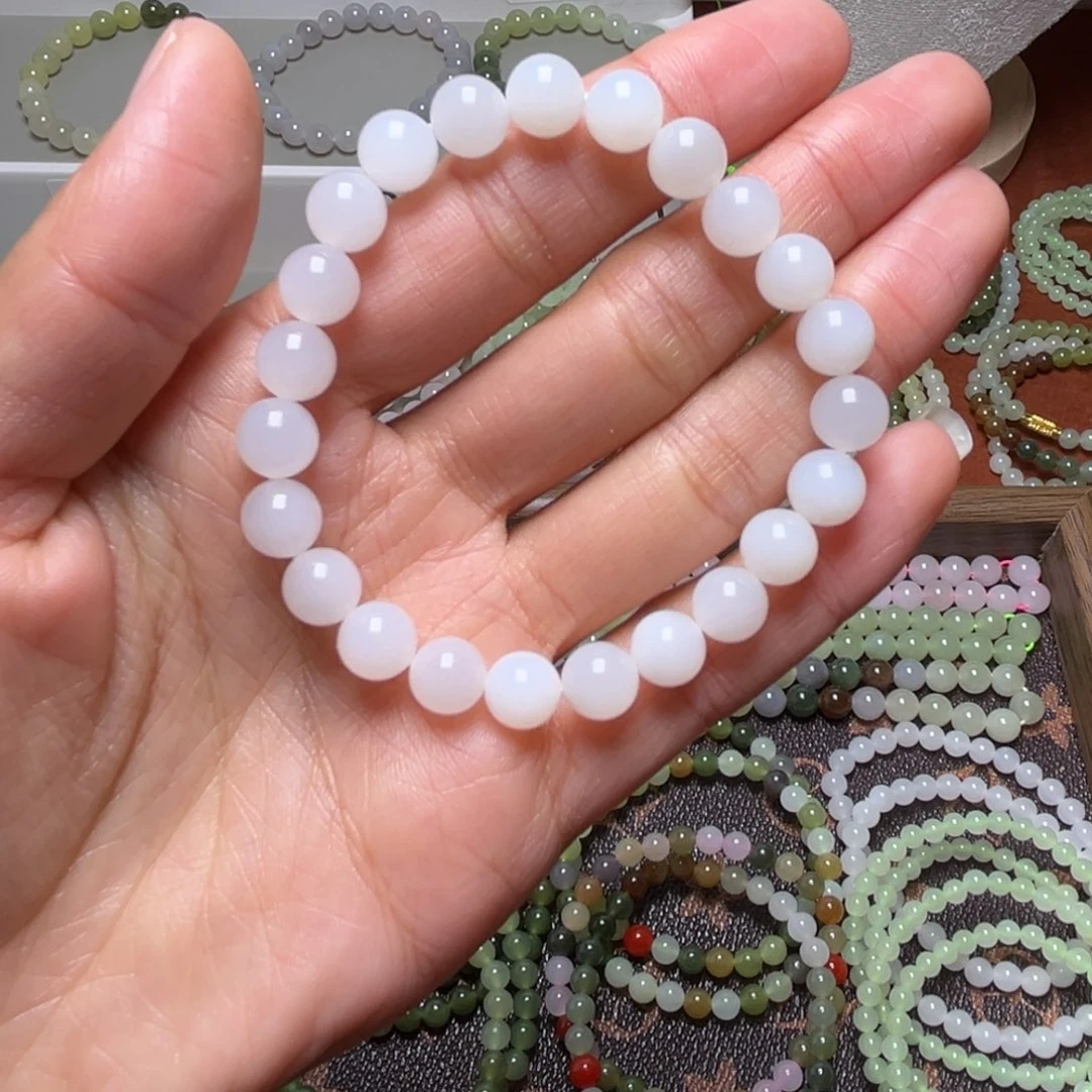 和田玉未镶嵌手串