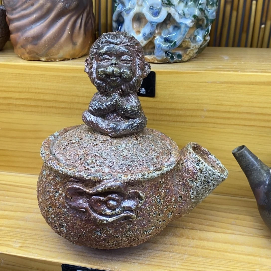 陶园柴烧，精品高货564瑕疵露白了