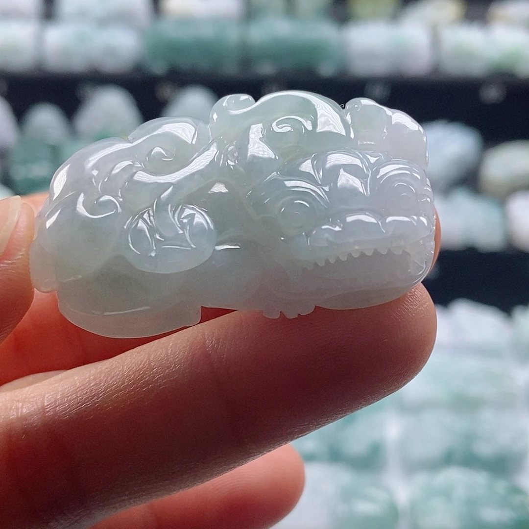颈饰未镶嵌翡翠翡翠貔貅