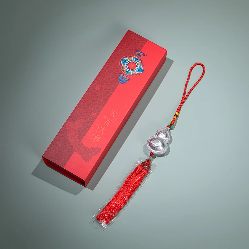 吊坠足银 福禄足银葫芦吊坠国潮民族风  ESCX371