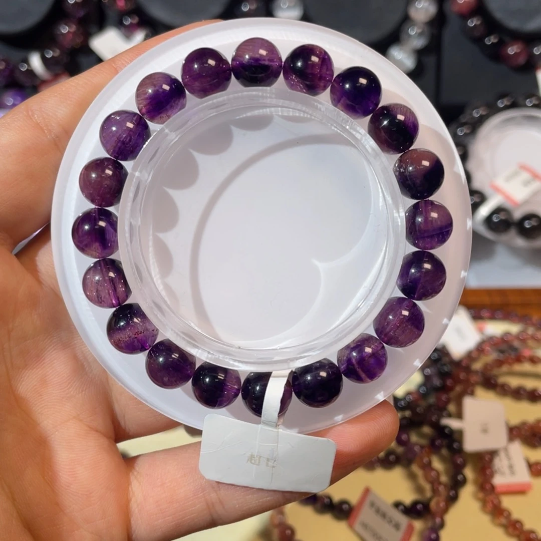 未镶嵌手链水晶紫超9.3