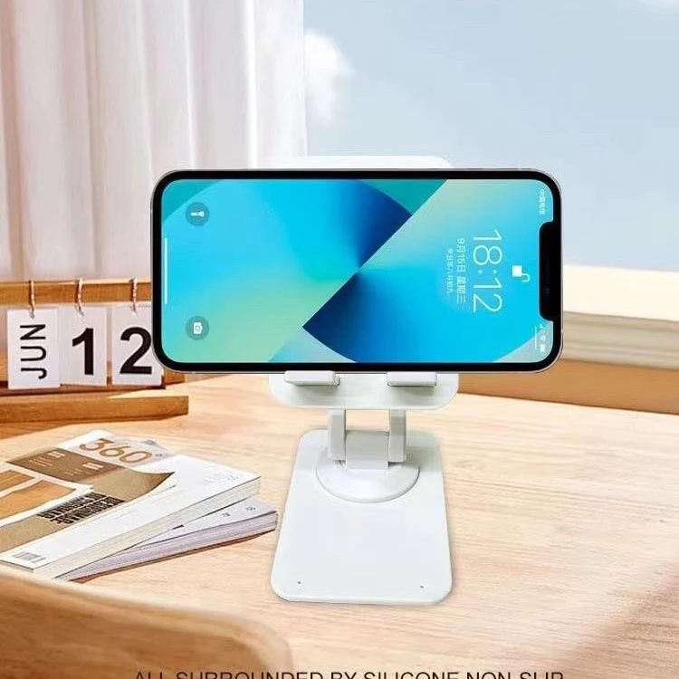 可折叠硅胶旋转手机支架