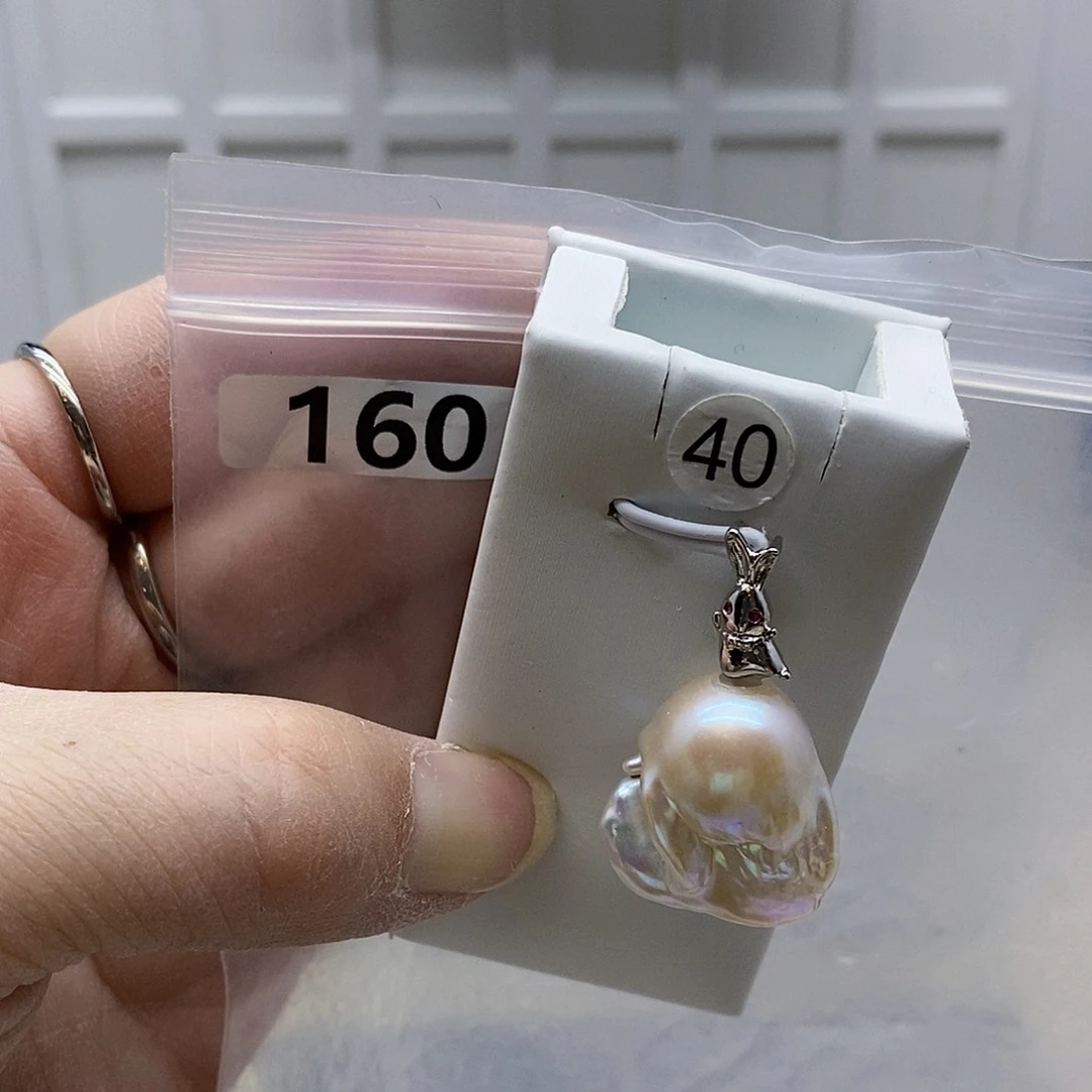 颈饰合金淡水珍珠