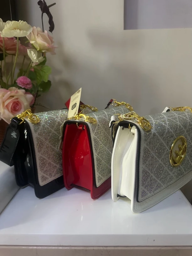 女包红色高档潮流白色百搭