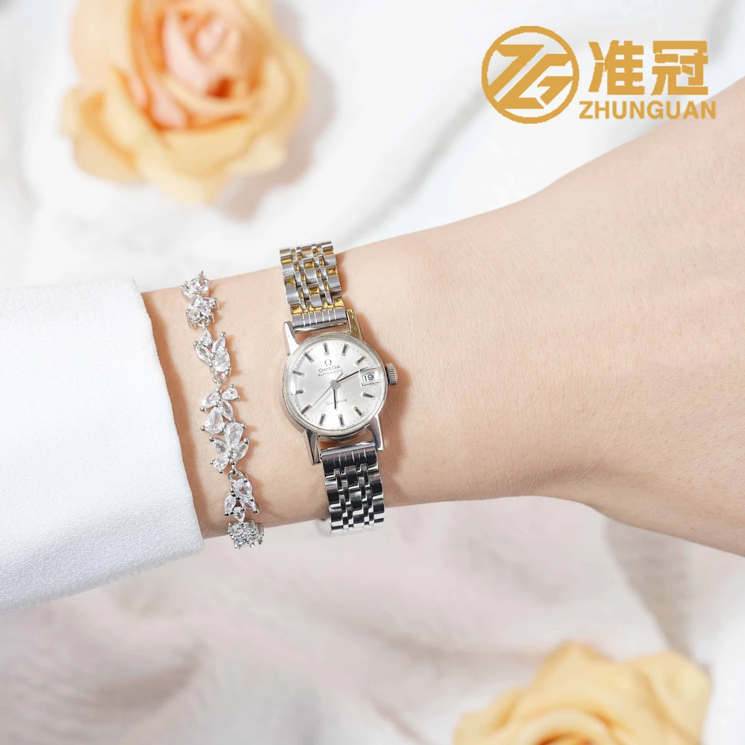 95新 Omega/欧米茄 20mm自动机械GH5481日内瓦后钻瑞士名表
